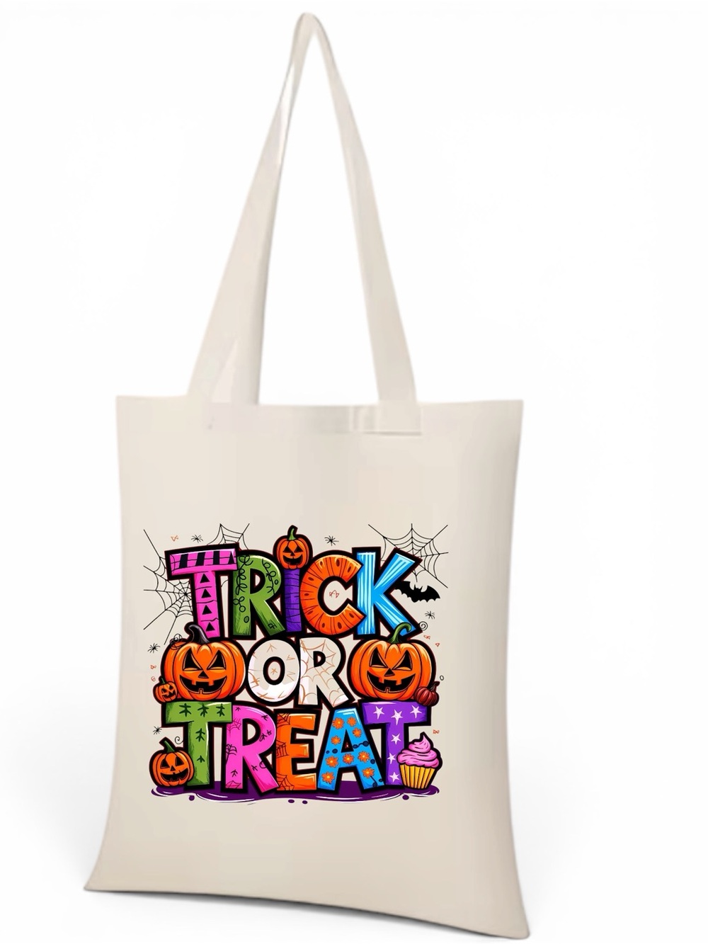 Halloween "Trick or Treat" Graphic Tote